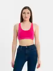 Фуксия топ женский, базовый, спортивный