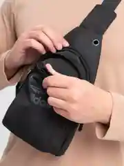 Угольный сумка спортивная через плечо
