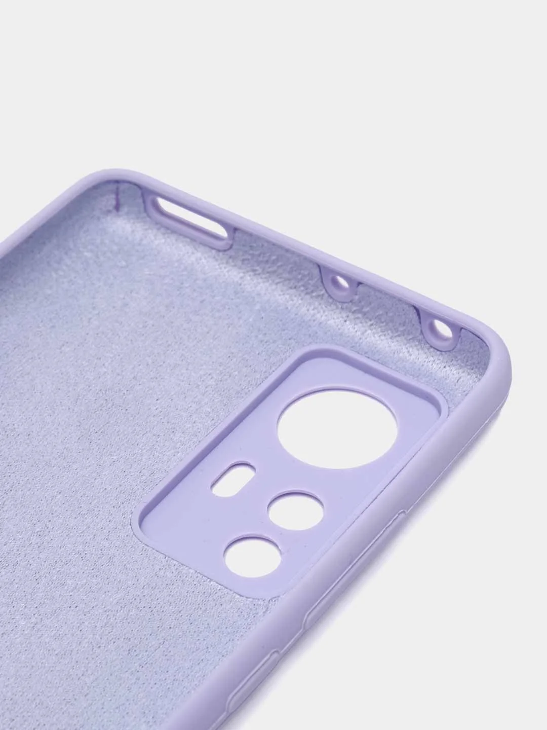 Лавандовый чехол силиконовый Xiaomi 12, 12S, 12X, Сяоми 12, 12С, 12Х