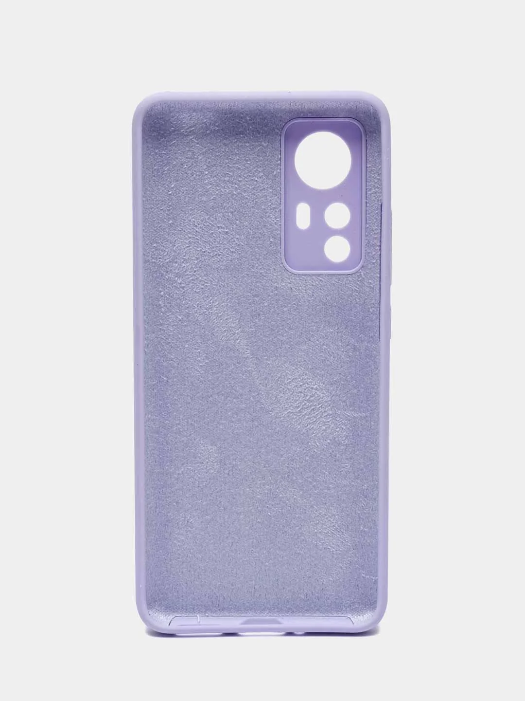 Лавандовый чехол силиконовый Xiaomi 12, 12S, 12X, Сяоми 12, 12С, 12Х