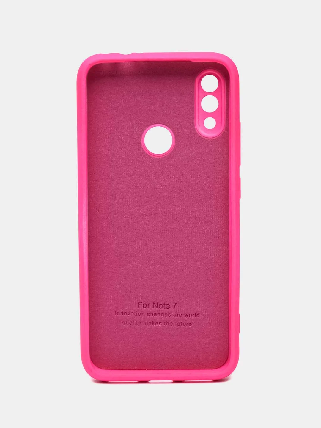 Фуксия чехол силиконовый для Xiaomi Redmi Note 7, Redmi Note 7 Pro (Сяоми Редми Нот 7, 7 Про)