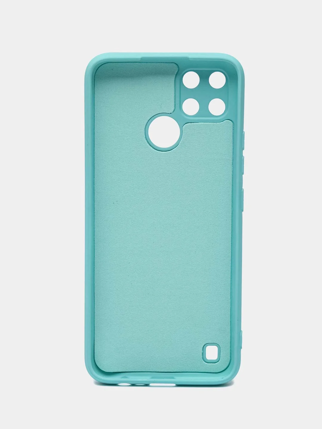 Тёмно-бирюзовый чехол силиконовый для Realme C21Y, Realme C25Y Реалми С21У / С25У Silicone Cover