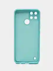 Тёмно-бирюзовый чехол силиконовый для Realme C21Y, Realme C25Y Реалми С21У / С25У Silicone Cover