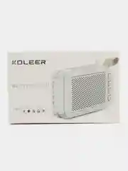 Черный колонка портативная KOLEER S-26, колонка блютуз, колонка беспроводная, портативная колонка