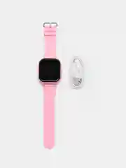 Розовый детские смарт-часы Smart Watch, 4G, GPS-отслеживание, WiFi, камера, SOS
