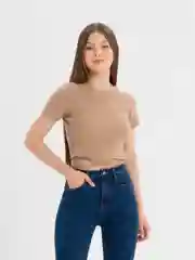 Бежевый топ