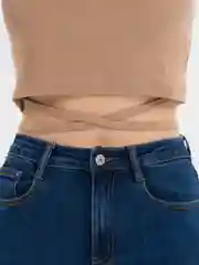 Бежевый топ