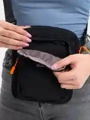 Черный женская сумка через плечо