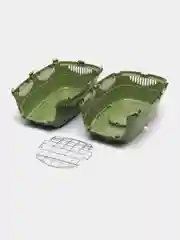 Оливковый переноска для кошек и мелких собак "Спутник", 44*29*27,5 см