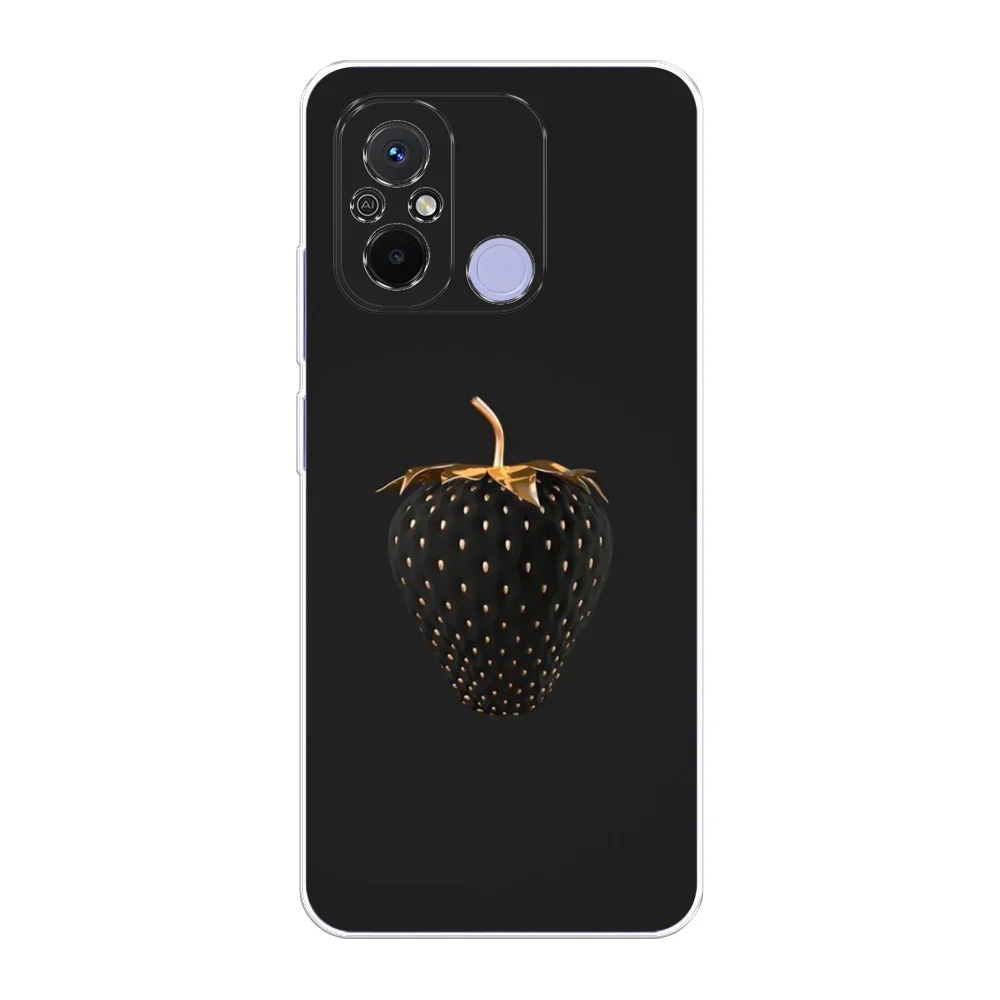 Разноцветный силиконовый чехол на Xiaomi Redmi 12C/Poco C55 / Редми 12C/Поко C55 прозрачный, с рисунком