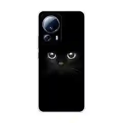 Шоколадный силиконовый чехол на Xiaomi 13 Lite / Сяоми 13 Лайт прозрачный, с рисунком, защита камеры