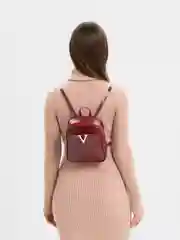 Бордовый сумка женская, через плечо, из эко кожи
