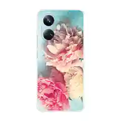 Конфетный чехол на Realme 10 Pro+ / Реалми 10 Про плюс прозрачный, с рисунком, защита камеры