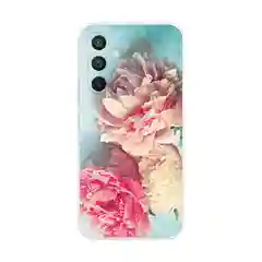 Конфетный силиконовый чехол на Samsung Galaxy A54 5G / Самсунг A54 прозрачный, с рисунком