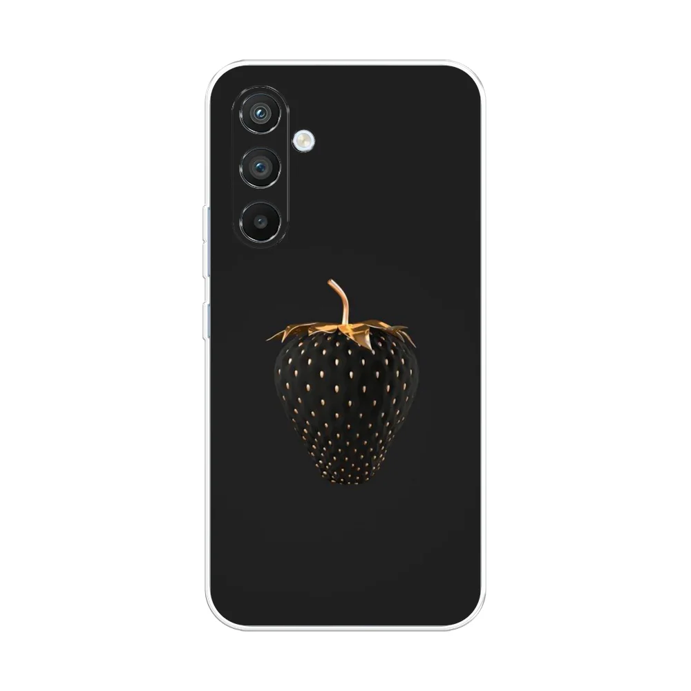 Разноцветный силиконовый чехол на Samsung Galaxy A54 5G / Самсунг A54 прозрачный, с рисунком