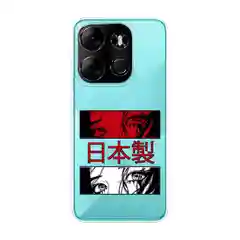 Алый силиконовый чехол на Tecno Spark Go 2023/Pop 7 Pro/Infinix Smart 7 / Текно Спарк Гоу 2023
