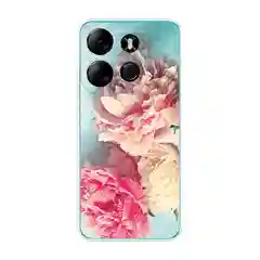 Конфетный силиконовый чехол на Tecno Spark Go 2023/Pop 7 Pro/Infinix Smart 7 / Текно Спарк Гоу 2023