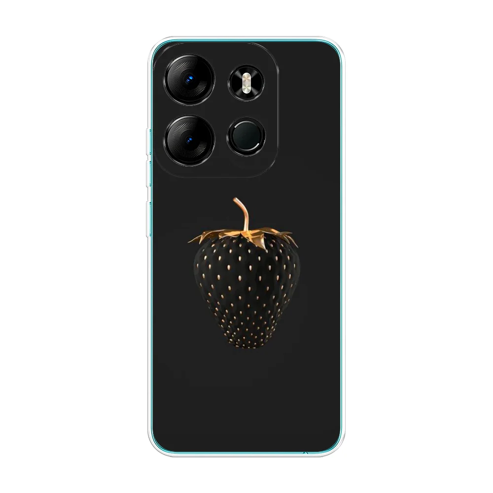 Разноцветный силиконовый чехол на Tecno Spark Go 2023/Pop 7 Pro/Infinix Smart 7 / Текно Спарк Гоу 2023