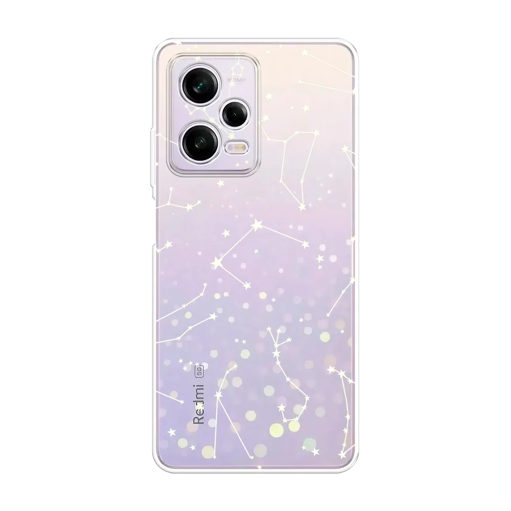 Прозрачный чехол на Xiaomi Redmi Note 12 Pro / Сяоми Редми Нот 12 Про прозрачный, с рисунком