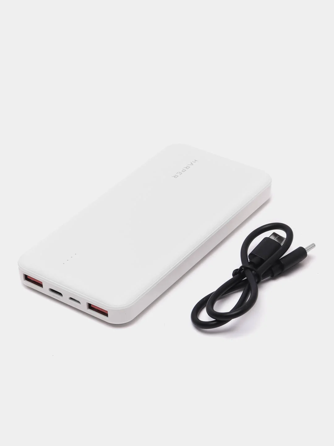 Внешний аккумулятор Harper PB-10006W, 10000 мАч, быстрая зарядка, Micro USB, Type-C