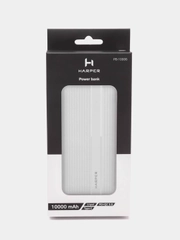 Внешний аккумулятор Harper PB-10006W, 10000 мАч, быстрая зарядка, Micro USB, Type-C