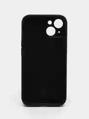 Черный чехол Silicone Case iPhone 12, 13, 14, Pro, Pro Max, с закрытым низом, айфон, силикон кейс