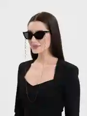 Серебряный цепочка на очки