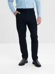 Синий меланж брюки классические, в клетку , брюки мужские