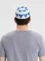 Лазурный тюбетейка мужская