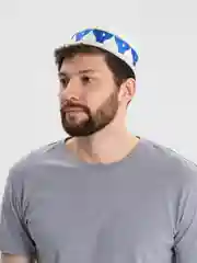Лазурный тюбетейка мужская