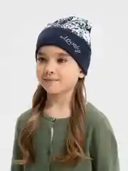 Синий шапка детская