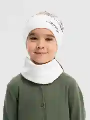Белый шапка детская