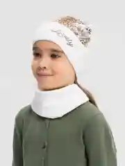 Белый шапка детская