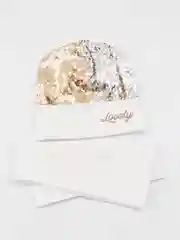 Белый шапка детская