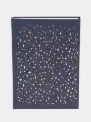 Ежедневник недатированный Stars А5, ламинированная обложка с фольгой, 145 х 215 мм, 128 л