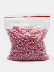 Розовый бусины акриловые, жемчужные, бесшовные, разные цвета, 6 мм