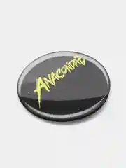 Желтый значок Anacondaz, 37 мм