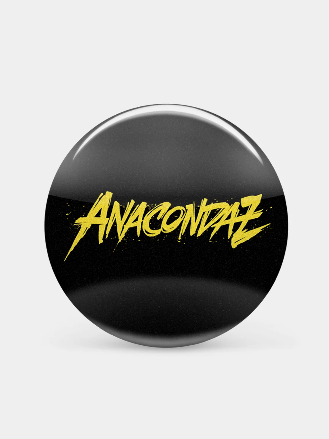 Желтый значок Anacondaz, 37 мм
