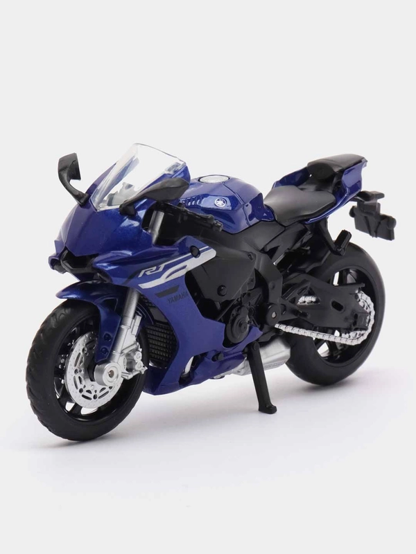 Мотоцикл металлический 1:18 YAMAHA YZF-R1, 14 см JB1251570