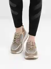 Бежевый кроссовки женские
