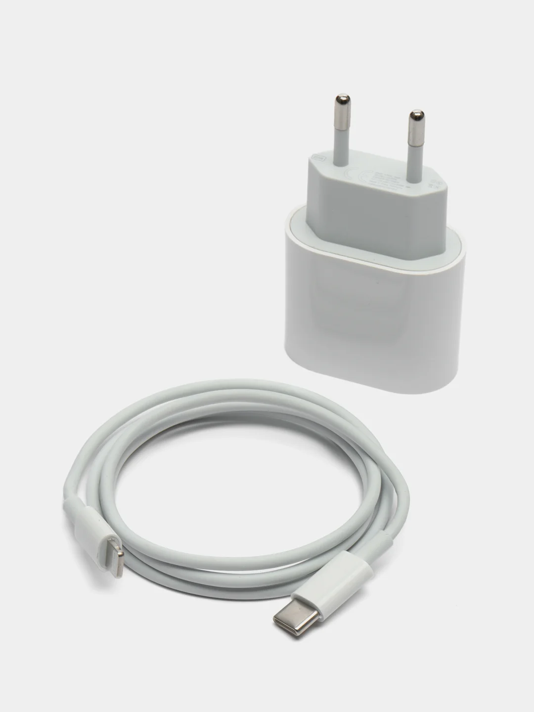Зарядное устройство для iPhone, блок Type-C, Type-C / Lightning, 20W