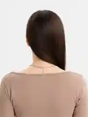 Золотой чокер с цепочкой с кольцом