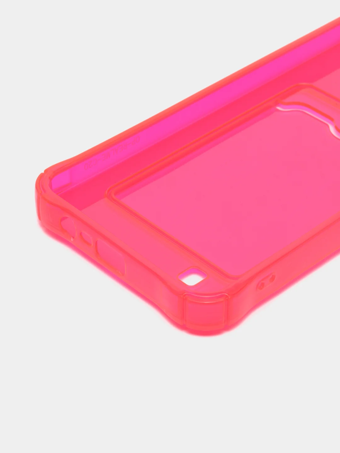 Золотой силиконовый чехол для Realme C20 / C11 2021 (Реалми С20, С11 2021), с карманом, прозрачный