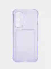 Фиолетовый чехол для Samsung galaxy A54 5G, Самсунг Галакси А54 5 г, прозрачный, силиконовый