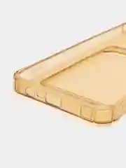 Золотой силиконовый чехол для Realme C20 / C11 2021 (Реалми С20, С11 2021), с карманом, прозрачный