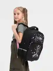 Рюкзак школьный для девочки Brauberg Soft, 2 отделения, светящийся