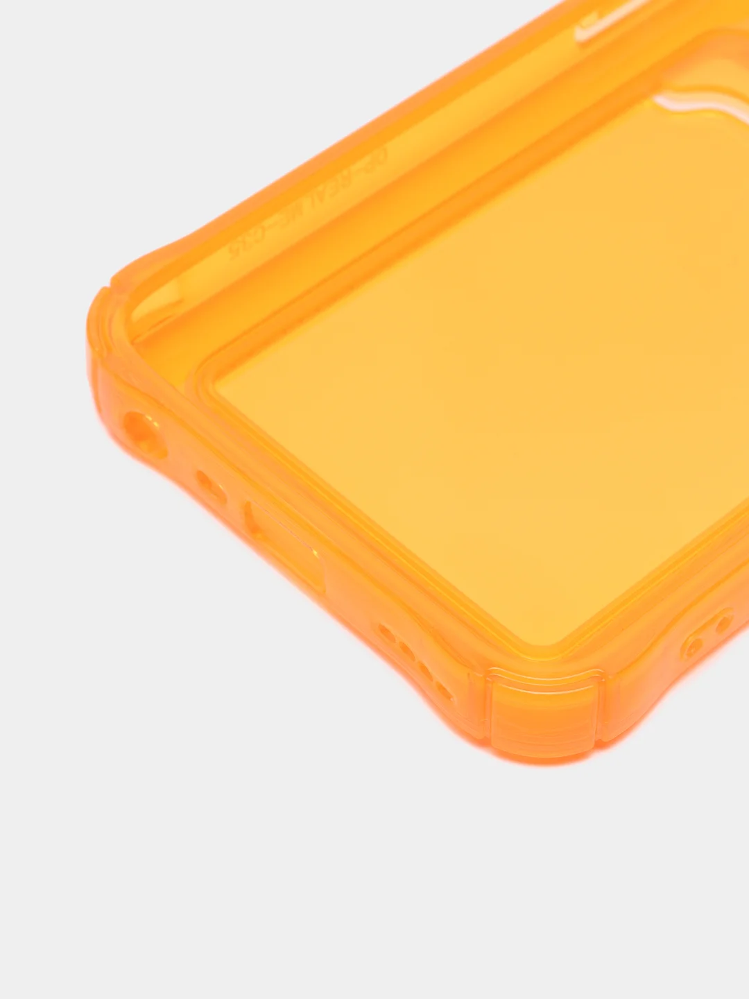 Оранжевый чехол для Realme C35, Narzo 50A Prime, цветной, с карманом для карт и угловой защитой