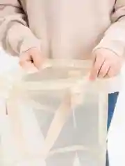 Желтый сумка шоппер, детская, прозрачная