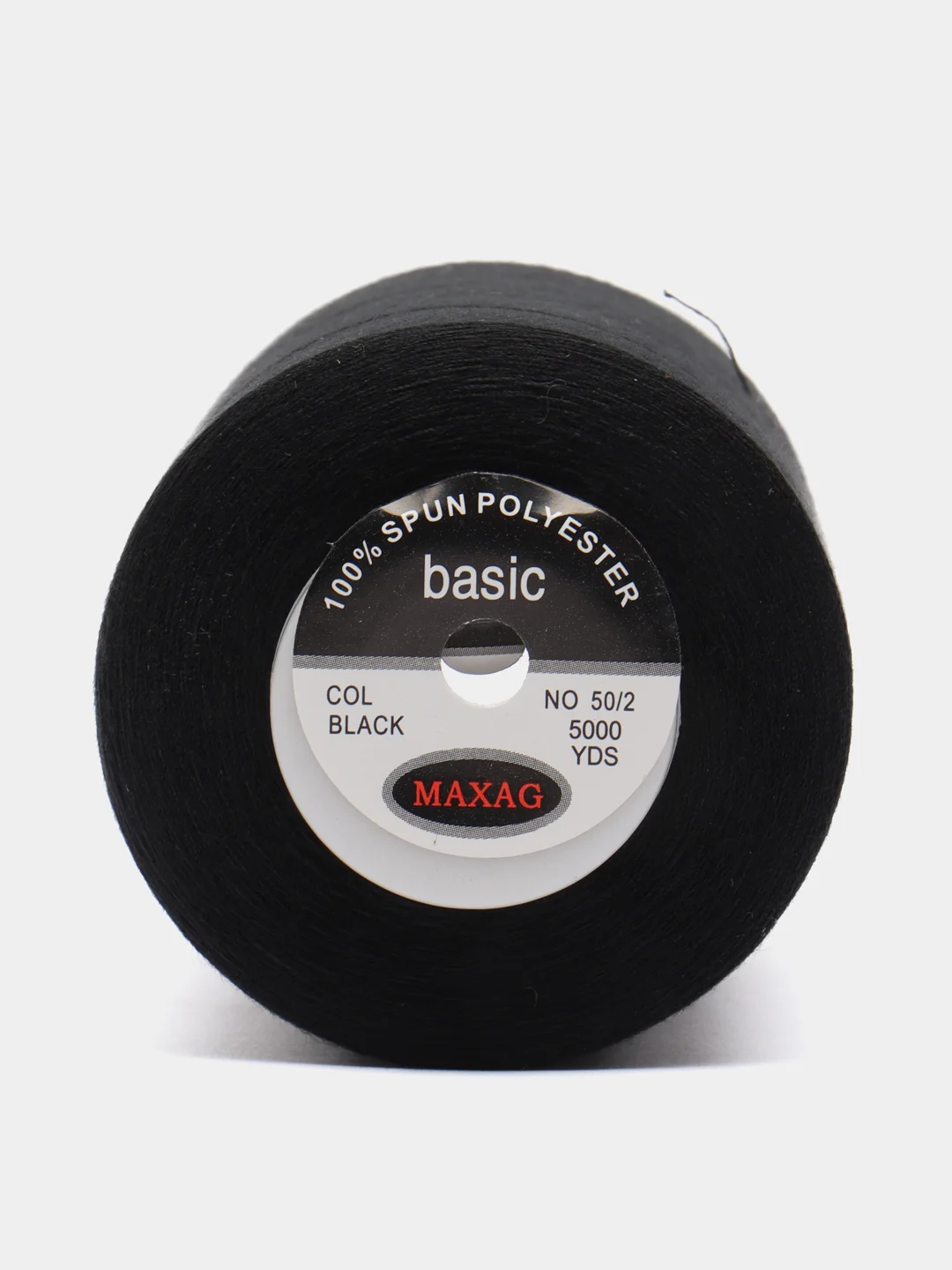 Черный нитки промышленные Basic 50/2