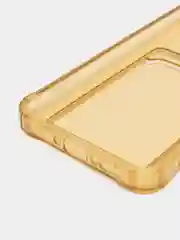 Золотой чехол для Samsung Galaxy A34 5G (Самсунг Галакси А34 5Г), с карманом, прозрачный